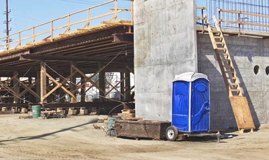 well-maintained porta potties, a must-have for any busy work site